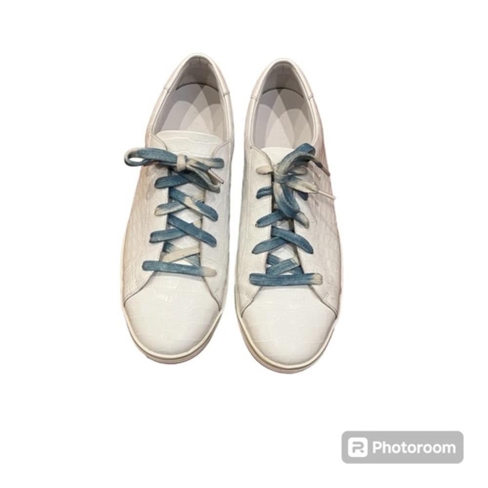 Freda Salvador White Leather Sneakers Size 9